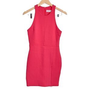 Bec & Bridge Cocktail Party Pink Sleeveless Dress With Zipper‎ Detail Size 2